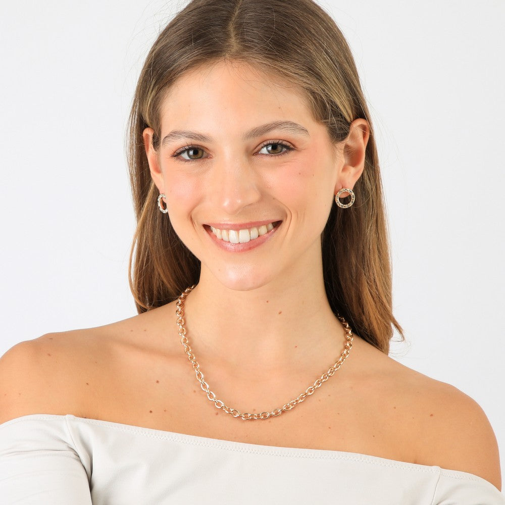 Set De Collar Bria Dorado Tatienne