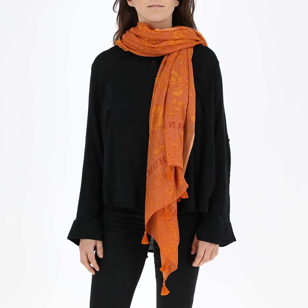 Pañuelo Estampado Praire naranjo Humana