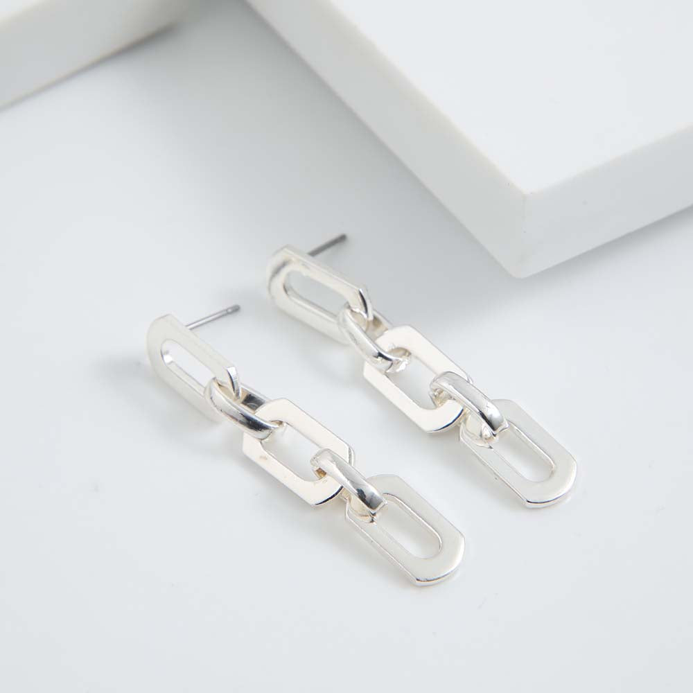 Aros Largo Iver Plateado i-D