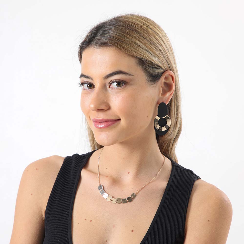 Aros Largo Olympia Negro i-D