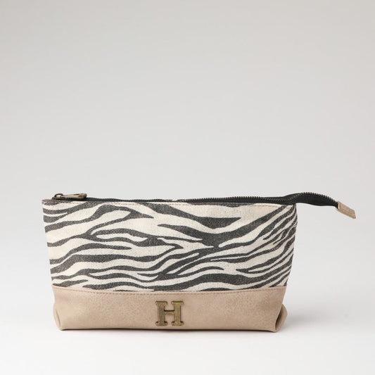 Estuche Jana Canvas Zebra Beige Humana