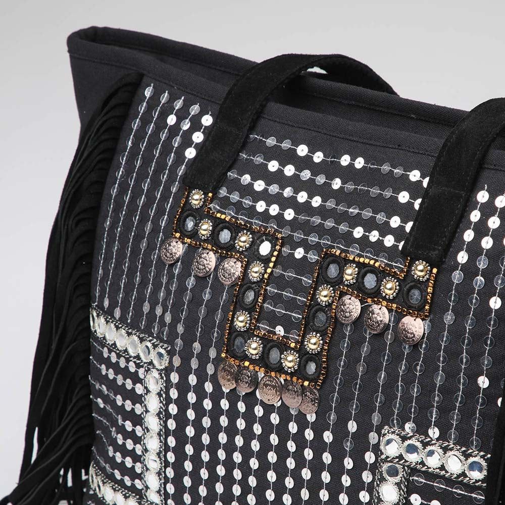 Cartera Hombro Coins Negra Humana