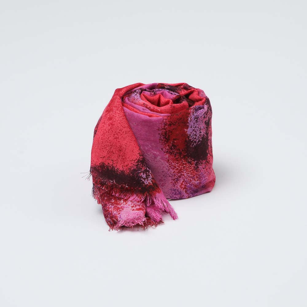 Pañuelo Estampado Pruna Rosada i-D