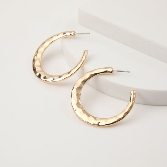 Aros Argollas Apricot Crush 18 Dorado Tatienne