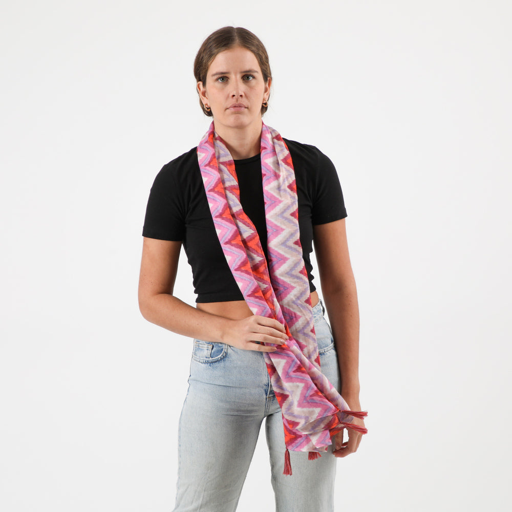 Pañuelo Estampado Pensamiento Morado i-D