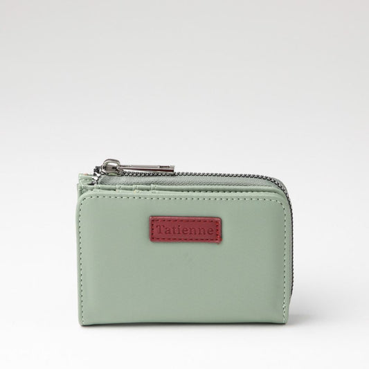 Billetera mediana Karl Nylon verde Tatienne
