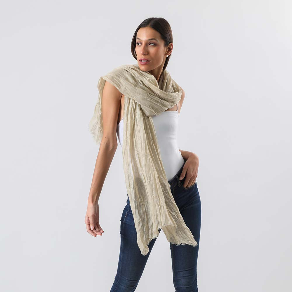 Pañuelo Liso Orquidea Beige Humana