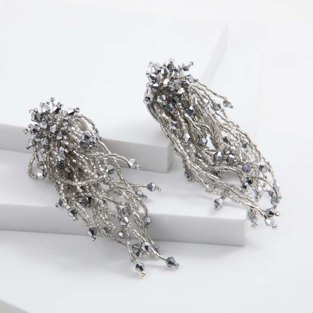 Aros Largo Grunge Plum Gallagher Plateado Humana