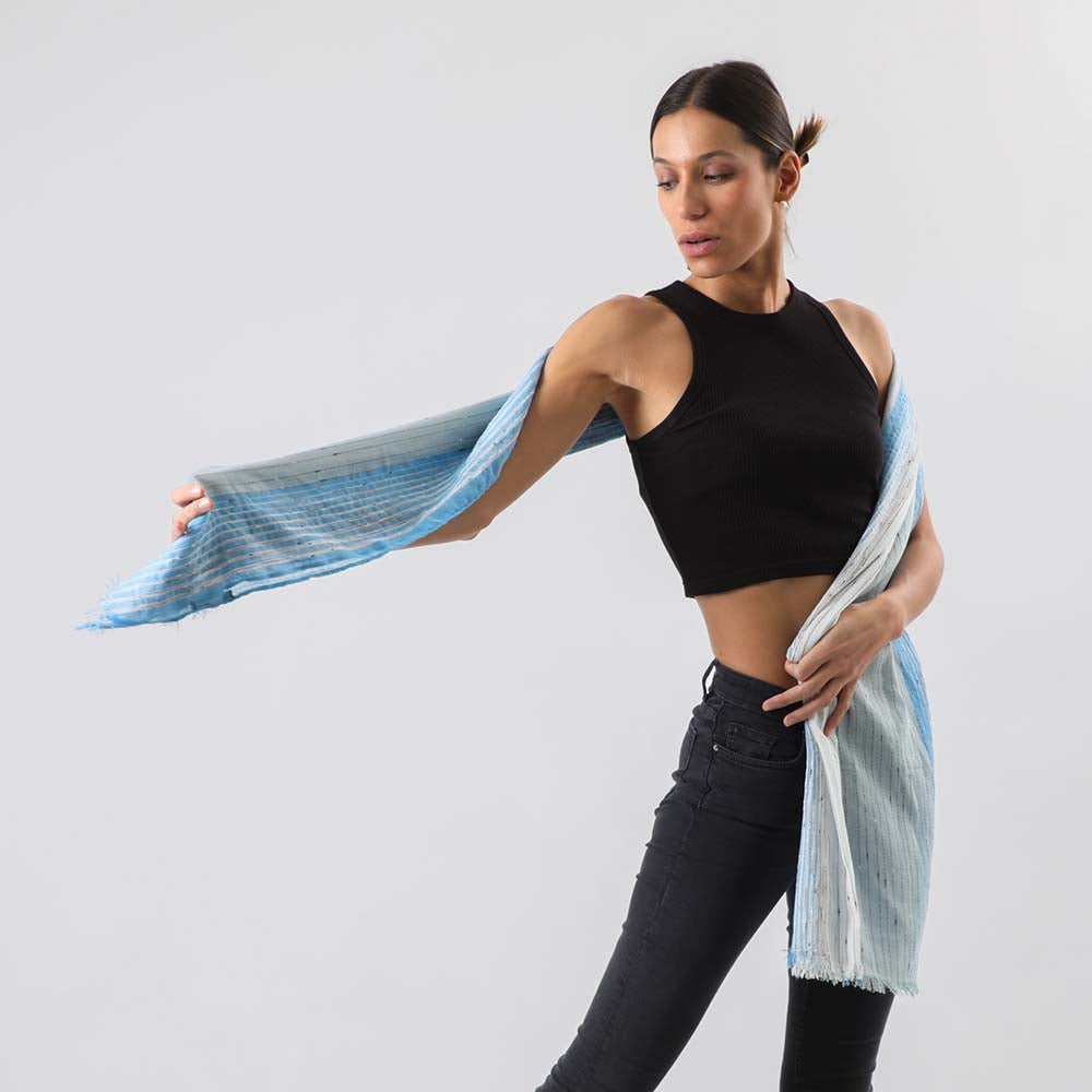 Pañuelo Liso Catania Celeste i-D