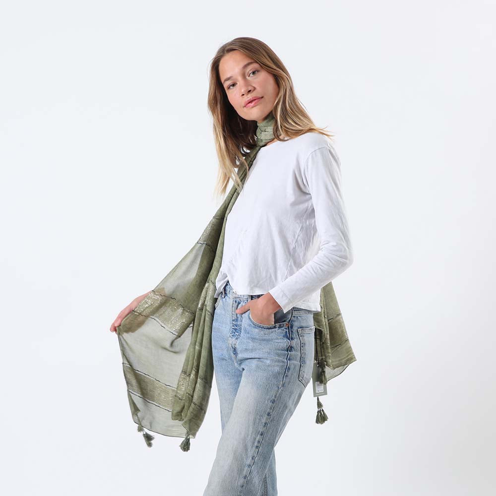 Pañuelo Liso Gibraltar Verde Humana