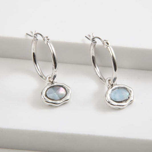 Aros Argolla Molly Plateado Tatienne