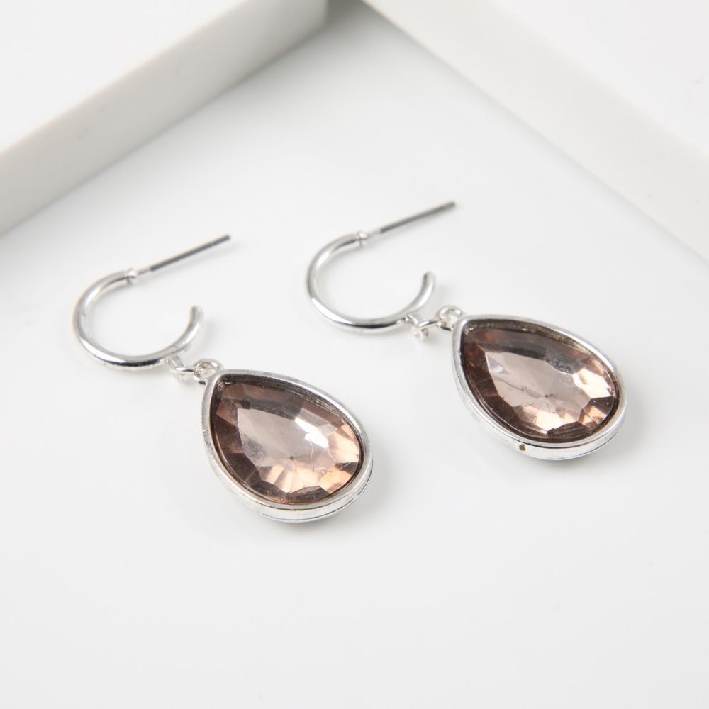 Aros Argolla Flavia Plateado Humana