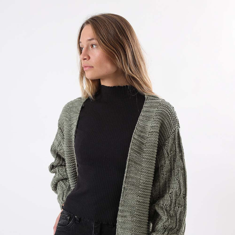 Sweater Tejido Melange Café Humana