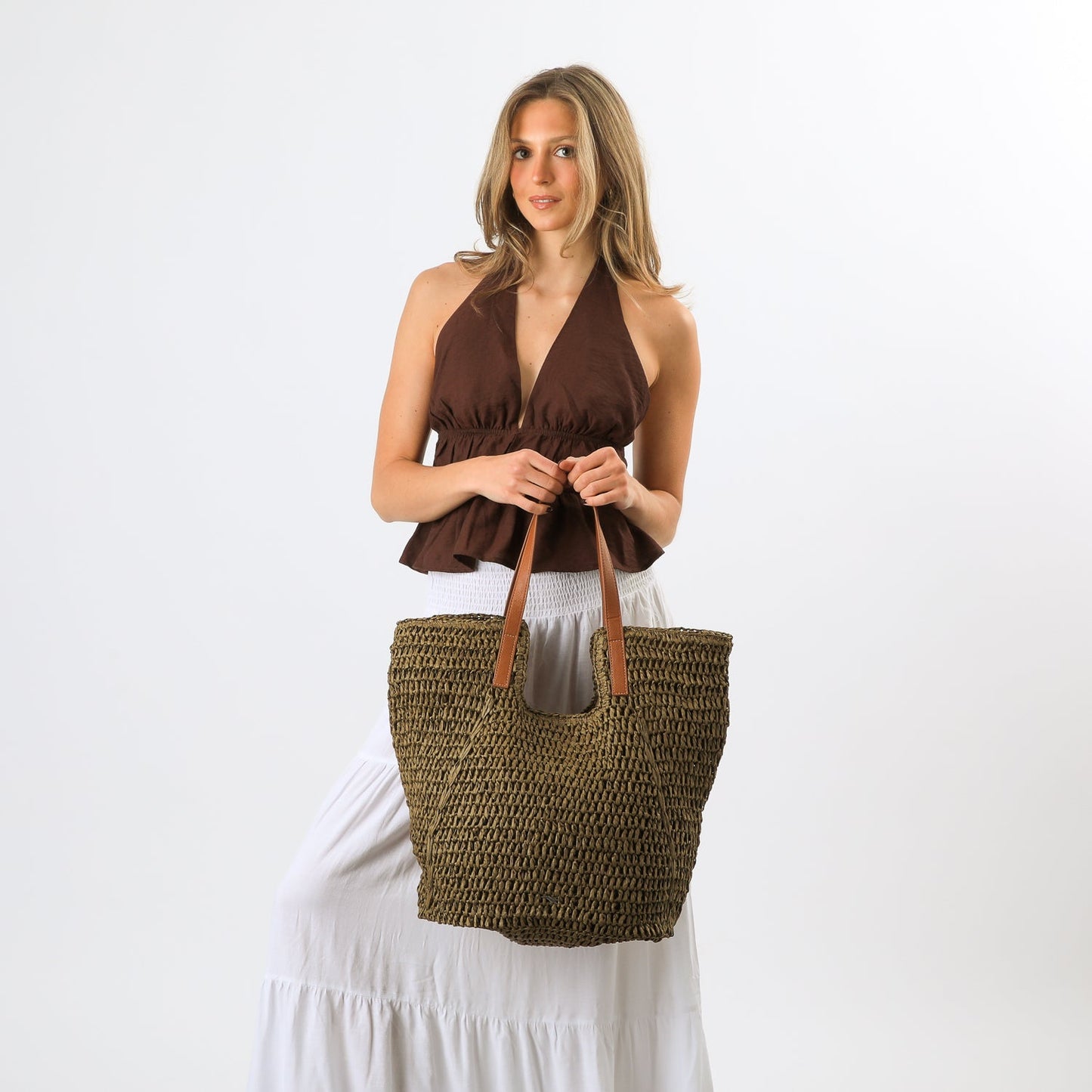 Cartera De Playa Nala Olive Tatienne