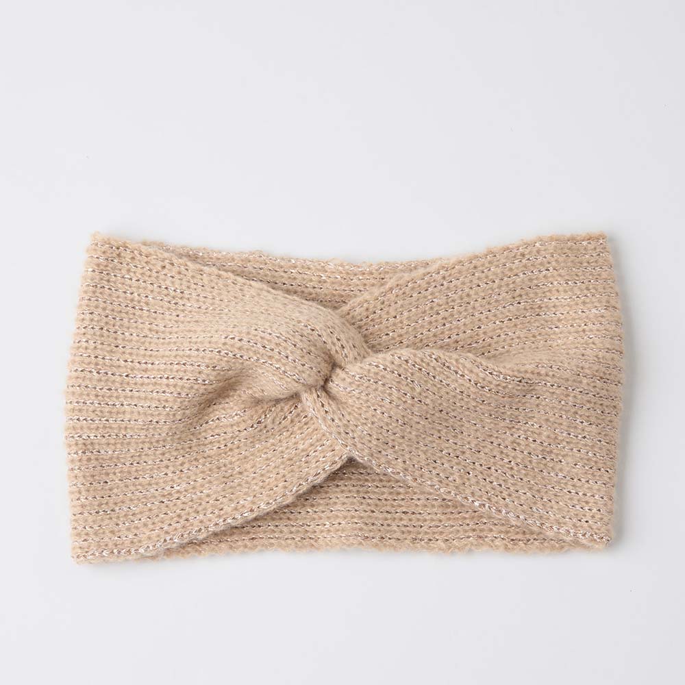 Cintillo Tejido Lurex Café i-D