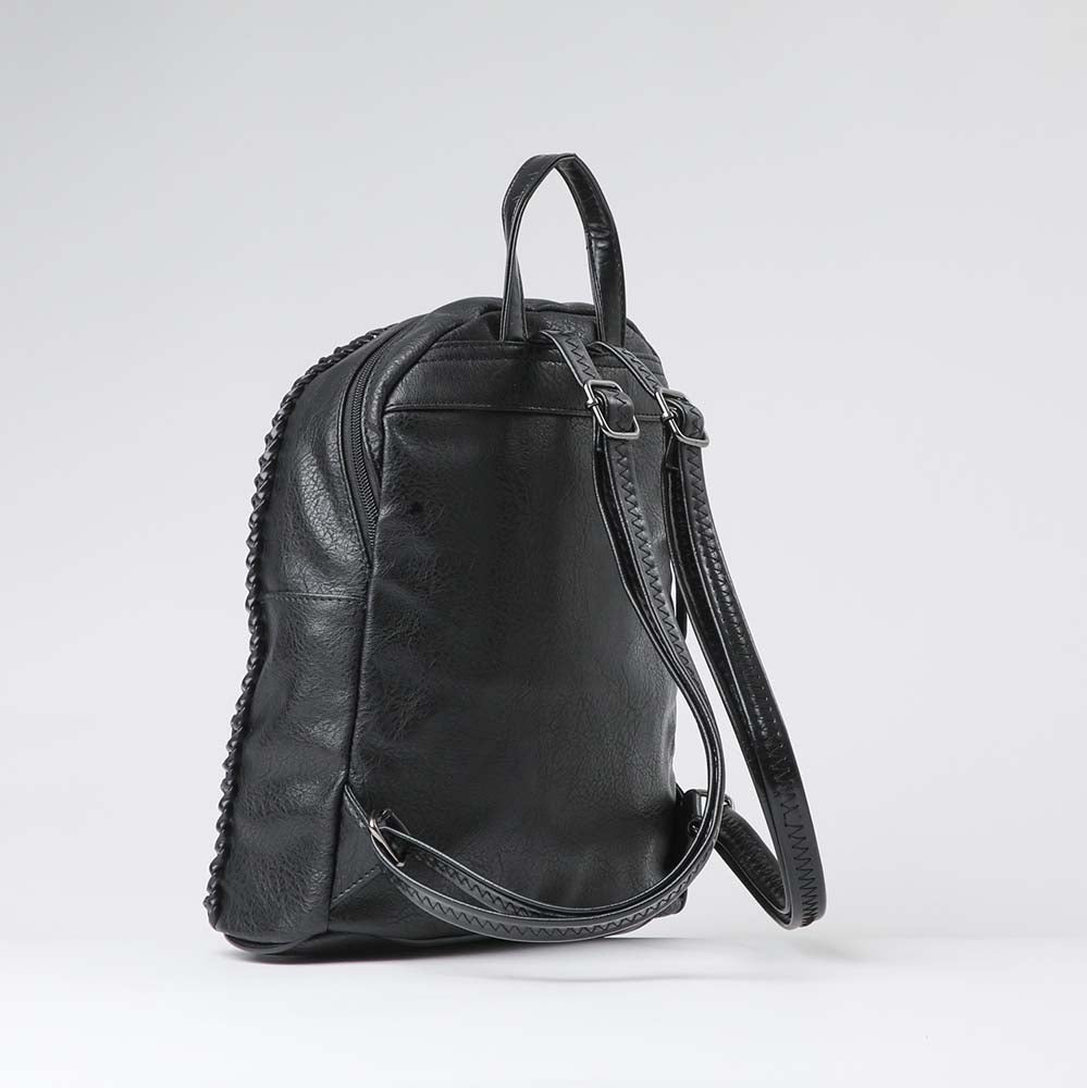 Mochila Natural Negra Tatienne