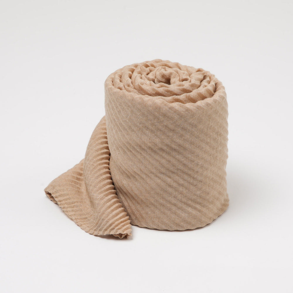 Pañuelo Liso Camelia Beige i-D