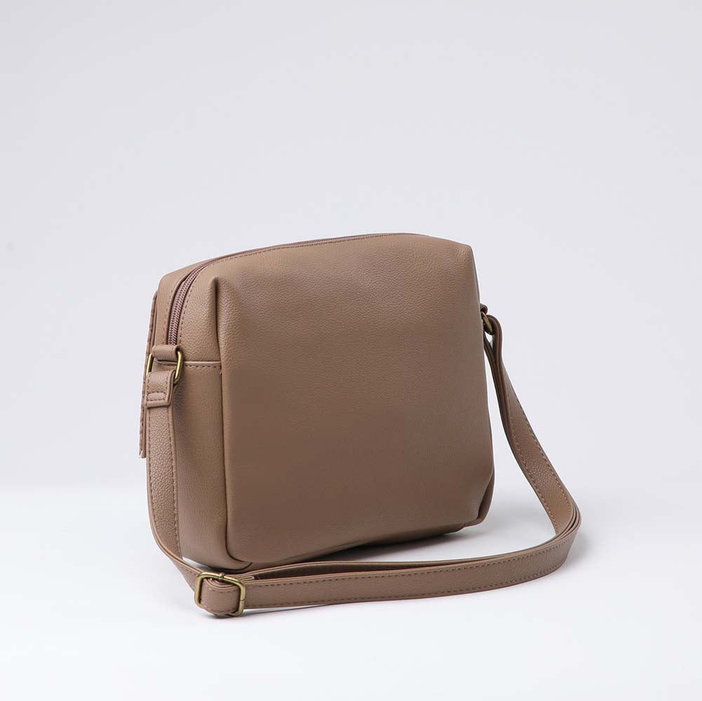 Cartera Cruzada Lunar Café Tatienne