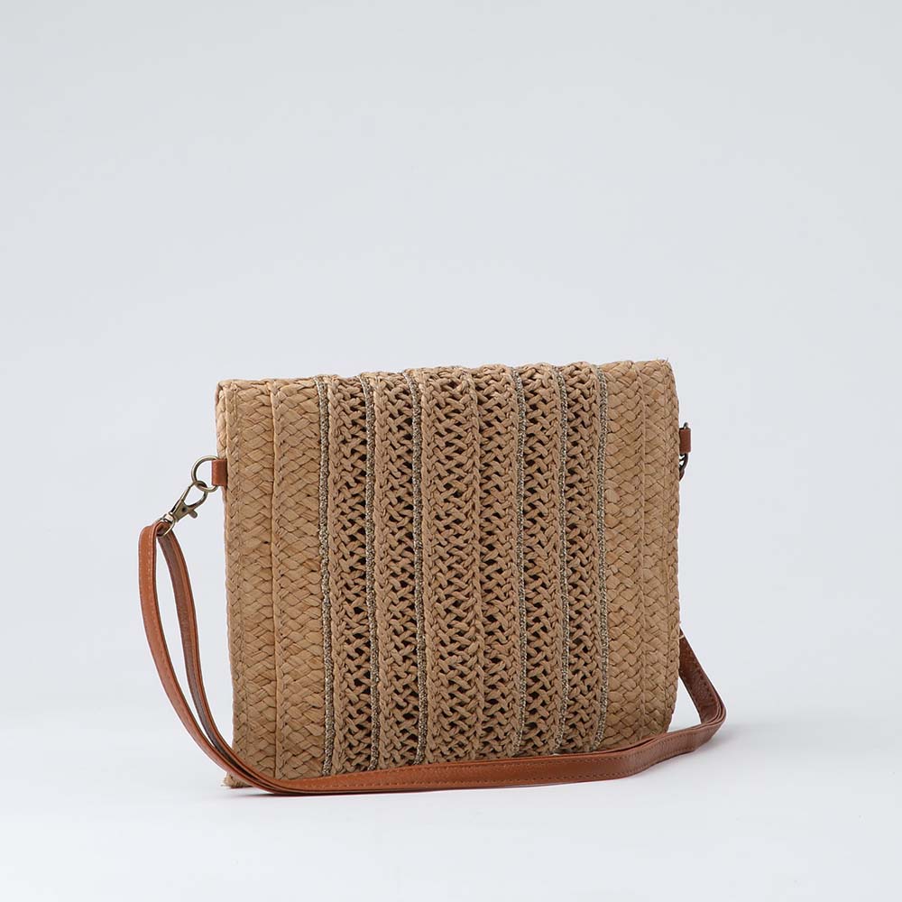 Cartera Cruzada Costal Café Humana
