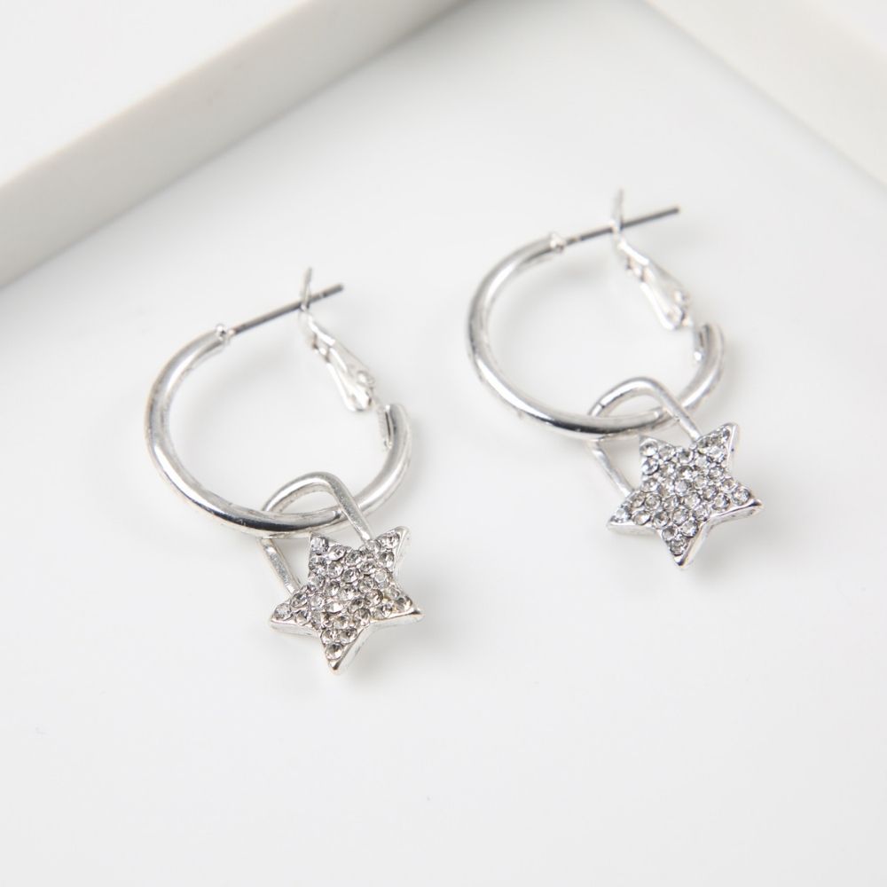 Aros Argolla Maré Plateado Humana