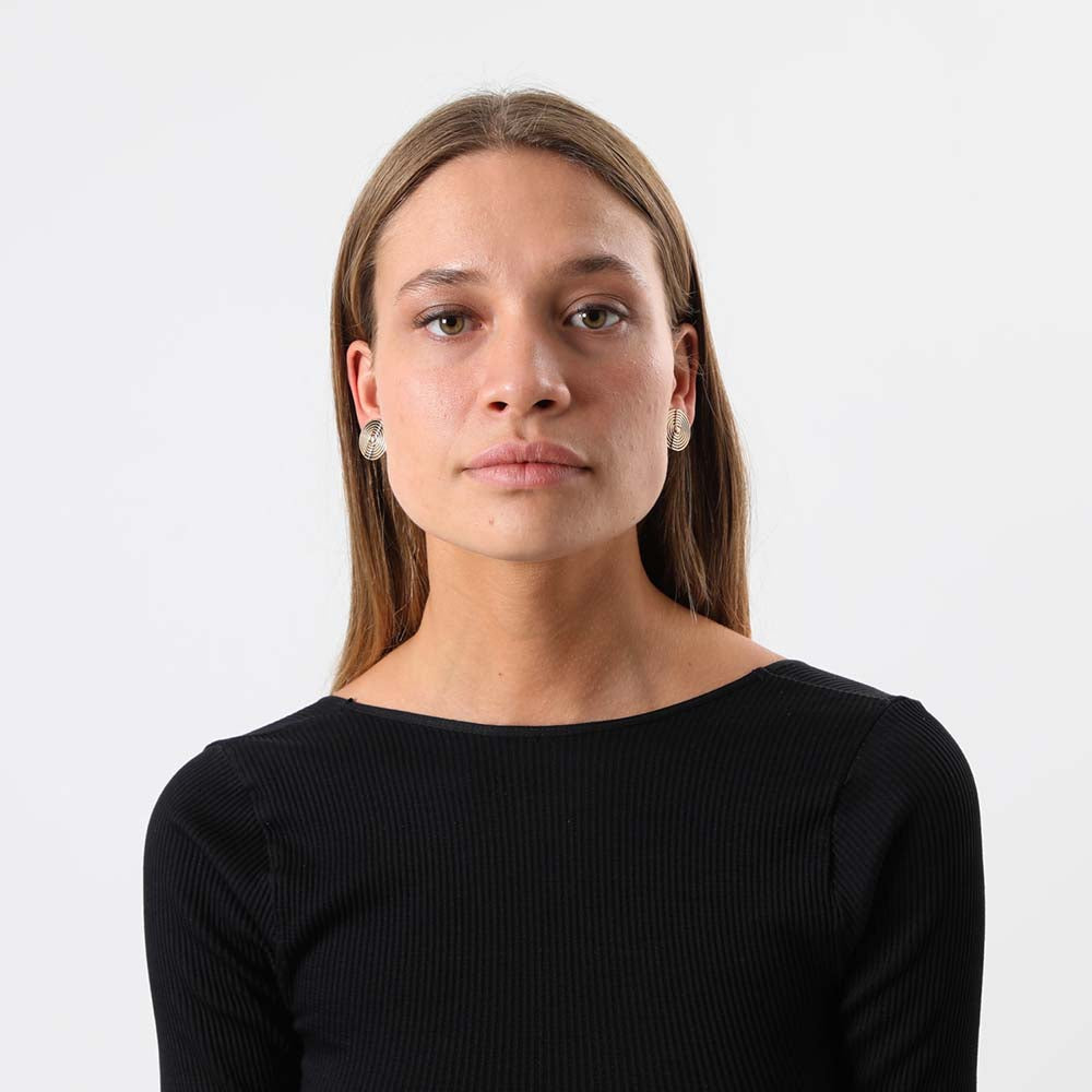 Aros Clip Orly Dorado Tatienne