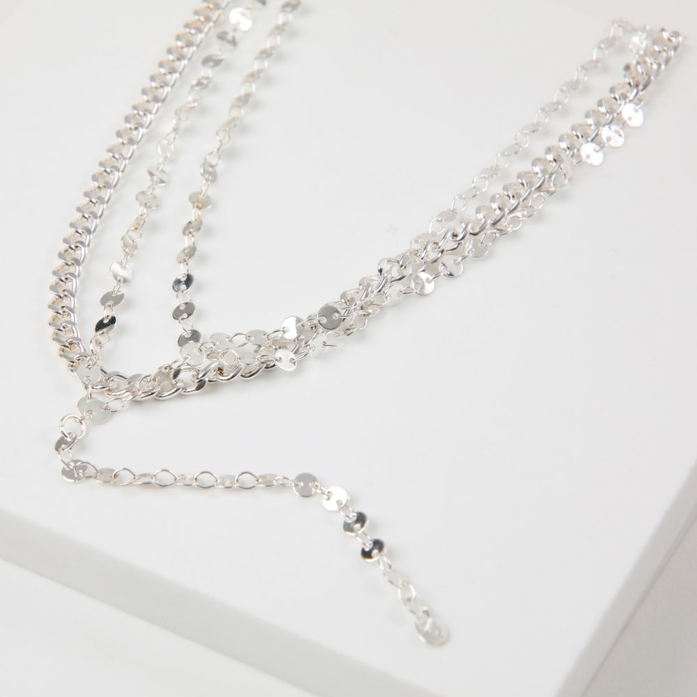 Collar Corto Nías Plateado Tatienne