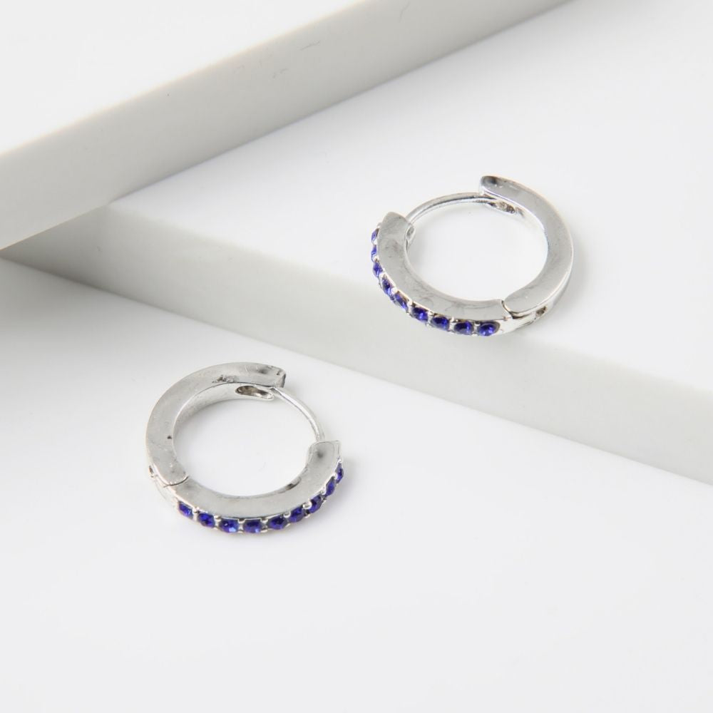 Aros Argolla Ambon Plateado Humana