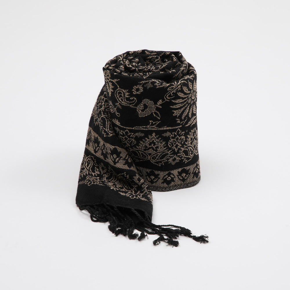 Pañuelo Jacquard Haide Negro Humana