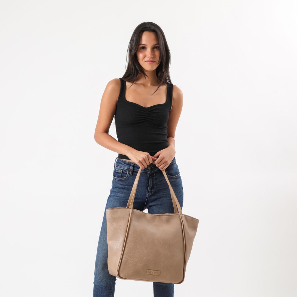 Cartera Hombro Elche Beige Humana