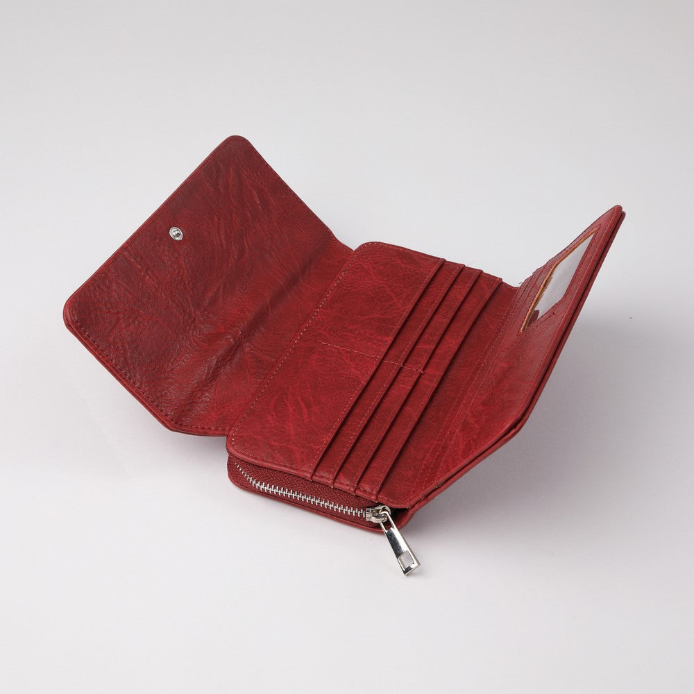 Billetera Grande Fire Red Humana