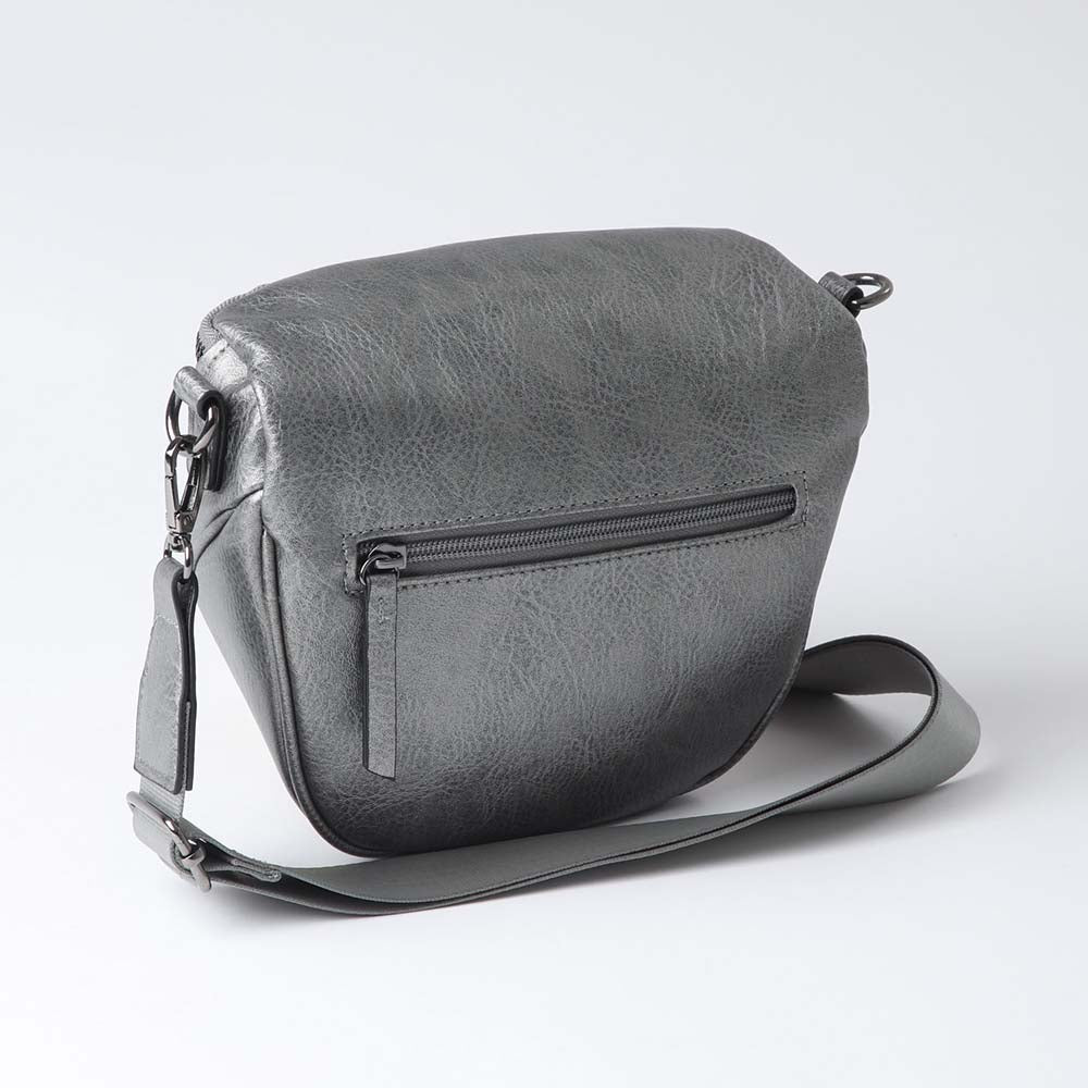 Cartera Cruzada Alondra Plateada Humana