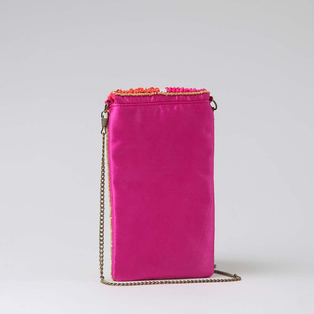 Cartera Mini Bag Garden Fucsia Humana