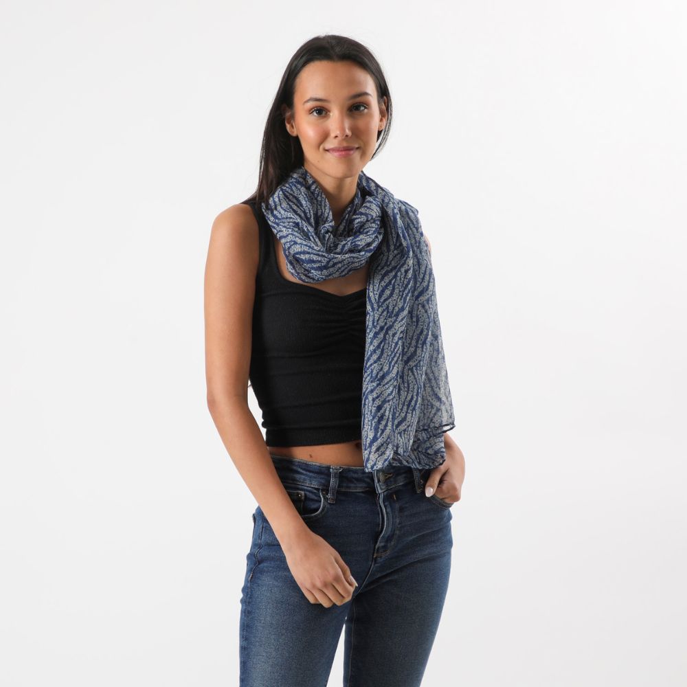 Pañuelo Estampado Madroño Azul i-D