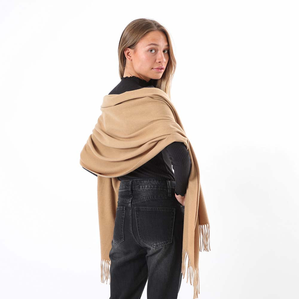 Manta Invierno Solid Café i-D