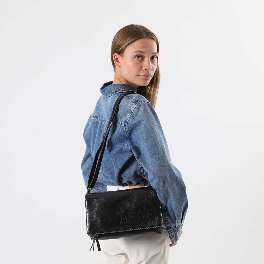 Cartera Cruzada Tyler Negro Humana