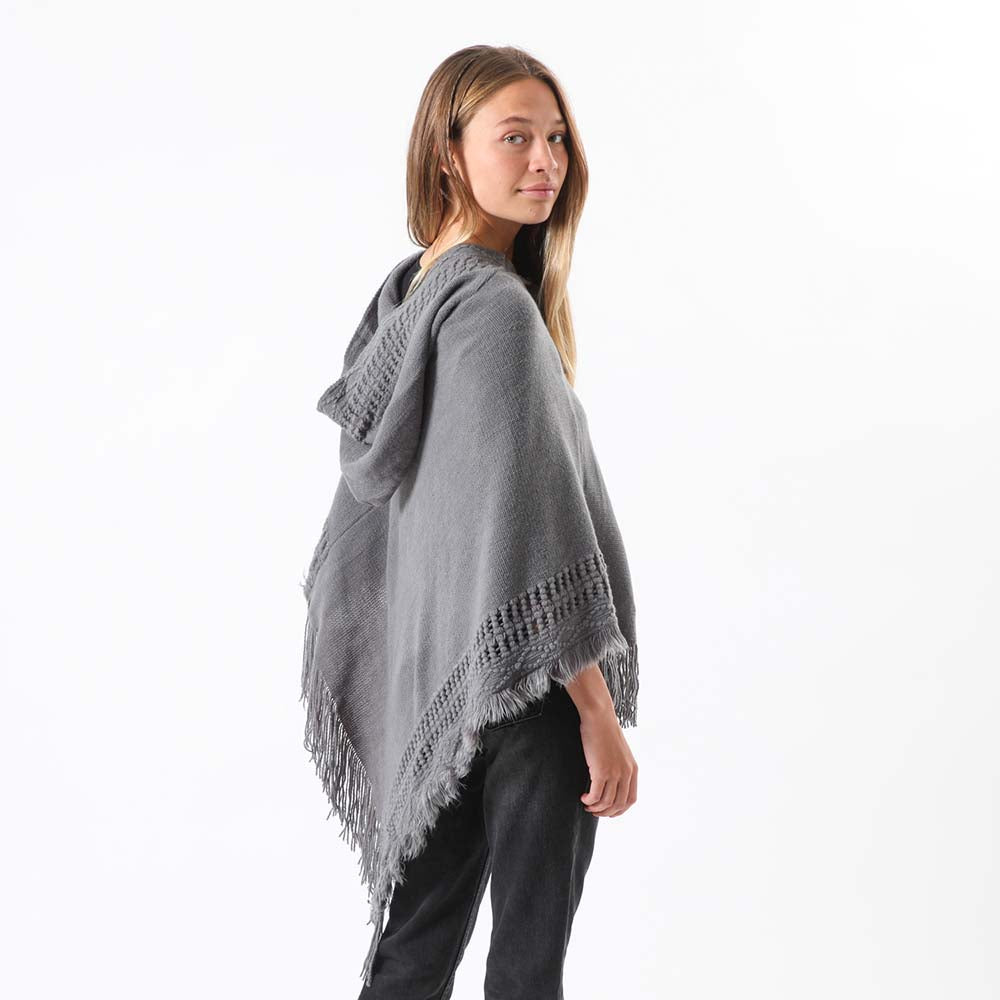 Poncho Ojetillos Gris i-D