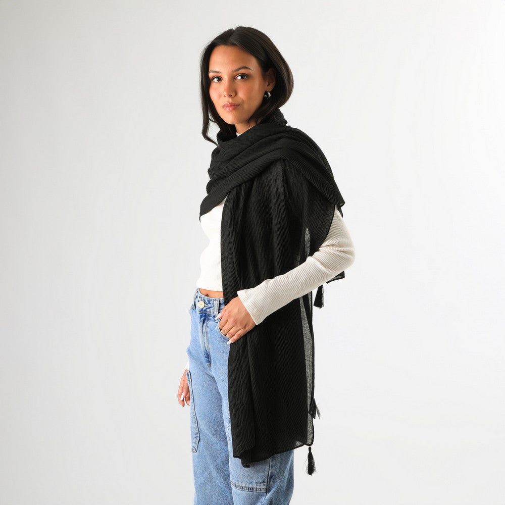 Pañuelo Liso Leo Negro Humana