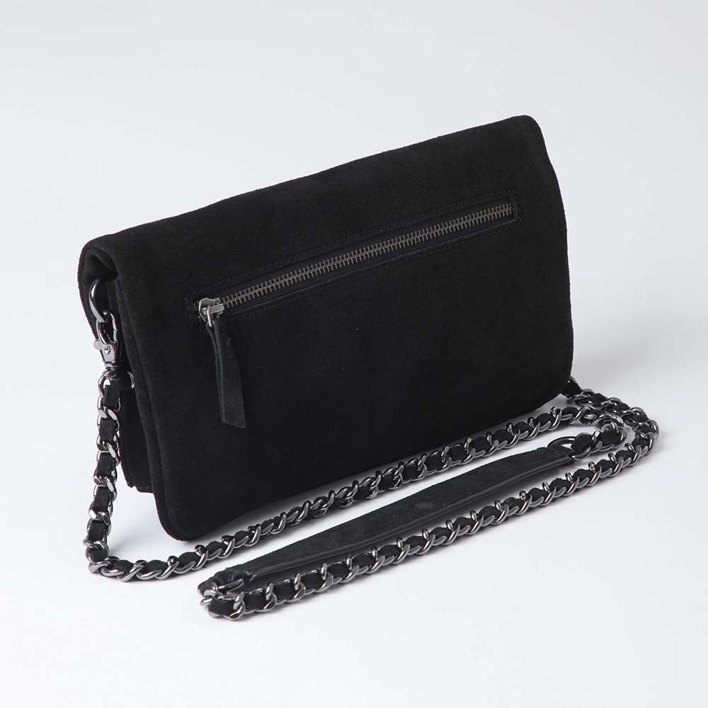Cartera Cruzada Folded Black Humana