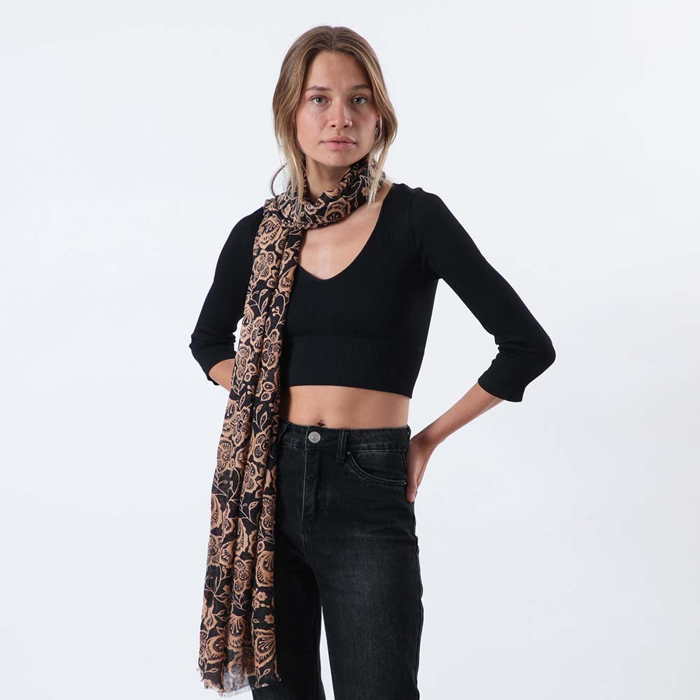 Pañuelo Estampado Nero Negro i-D