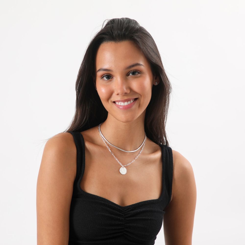 Collar Corto Fiona Plateado Tatienne