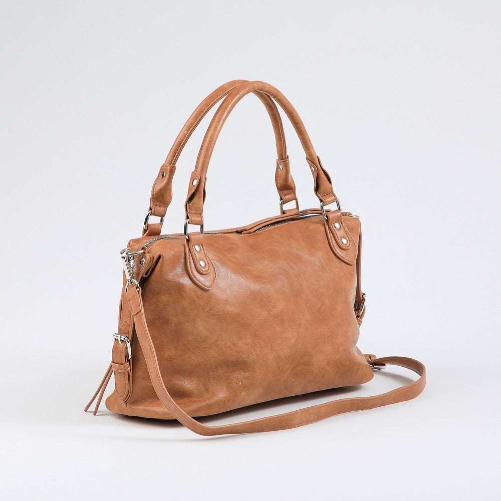 Cartera Cruzada Mini Vittoria Camel Humana