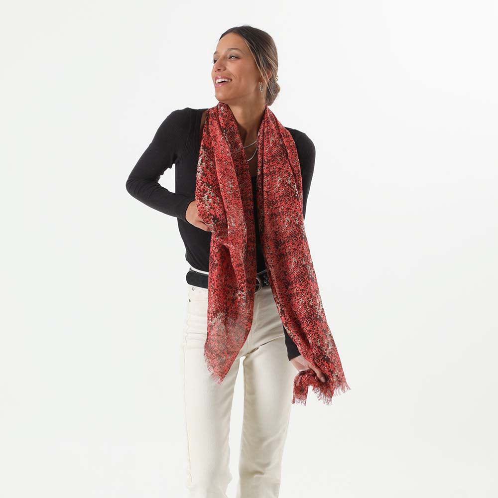 Pañuelo Estampado Rojo Adina Humana