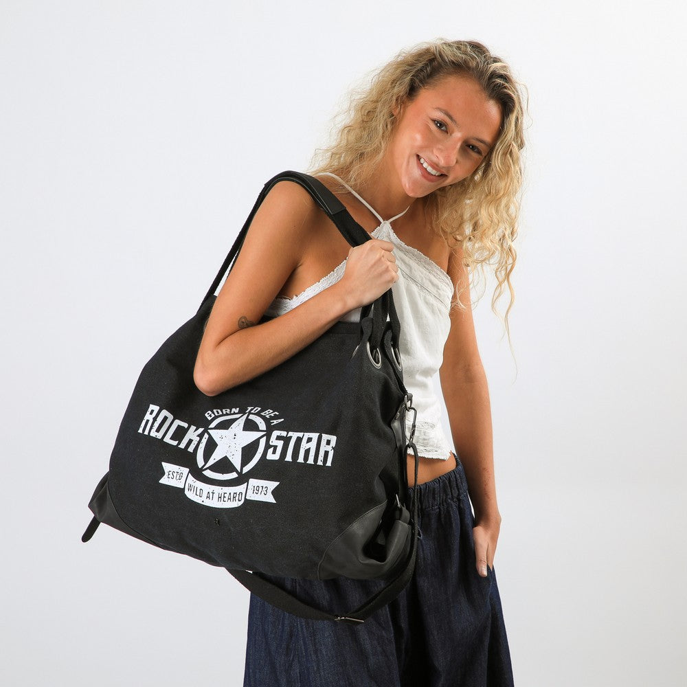 Cartera De Playa Black Serenza Humana