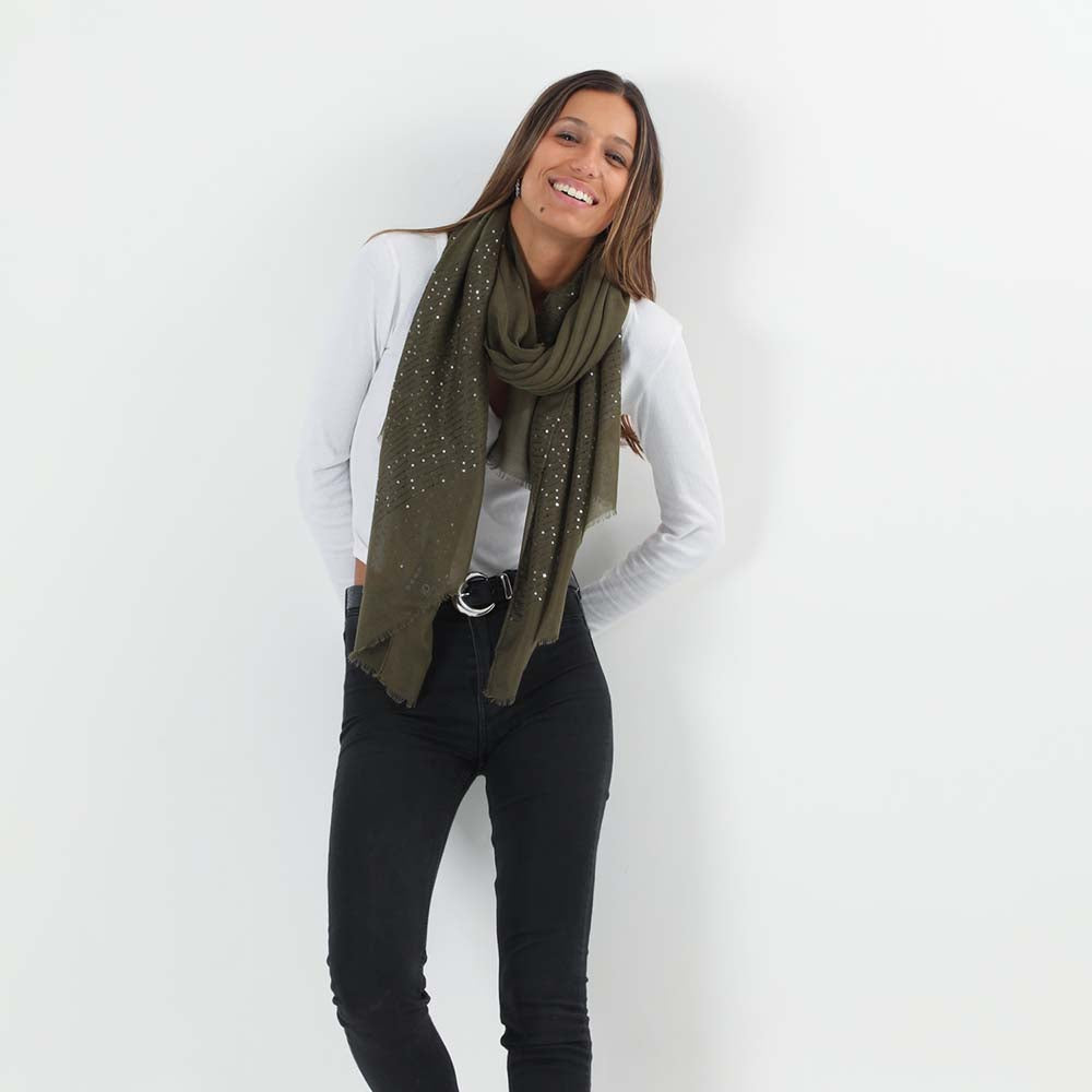 Pañuelo Liso Verde Kate i-D