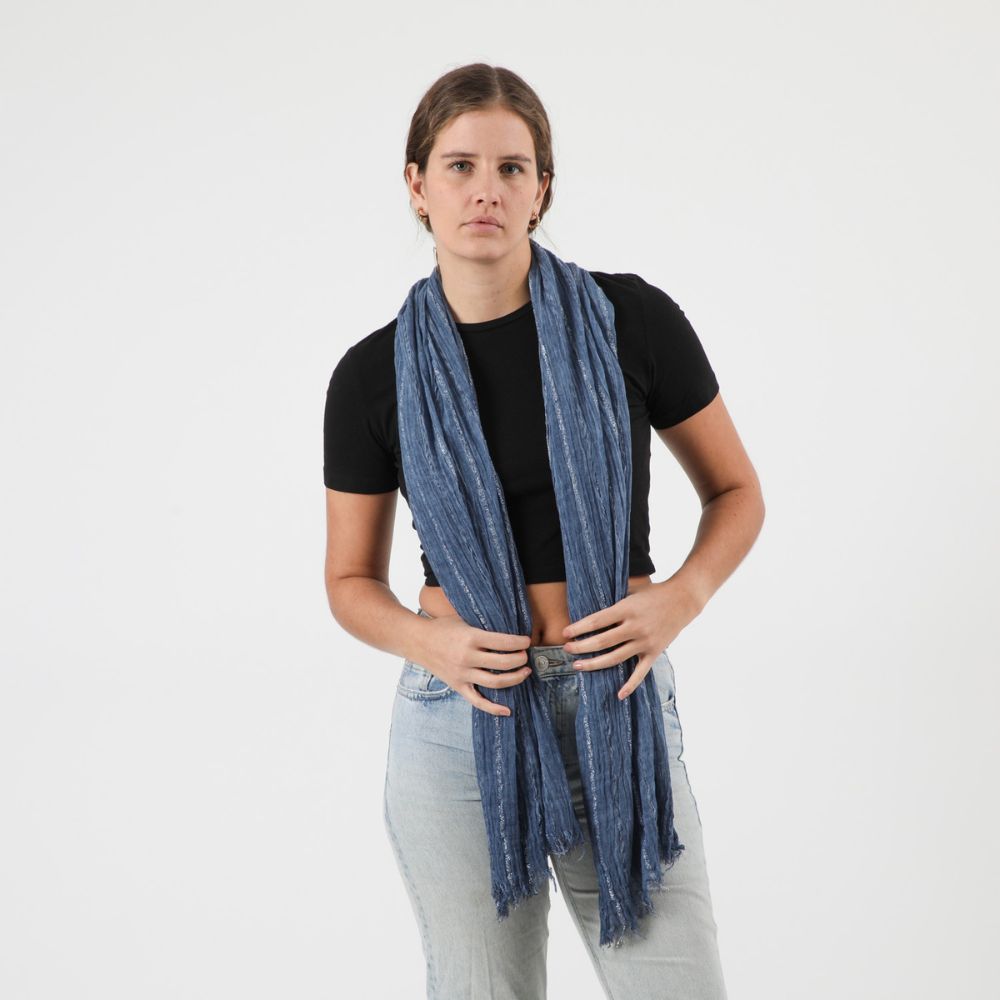 Pañuelo Liso Crawley Azul Humana