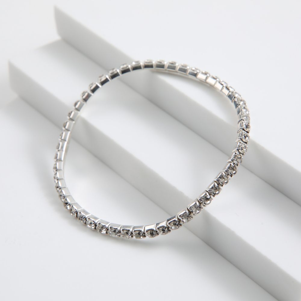 Pulsera Wella Elástica mostacillas cuadradas ID