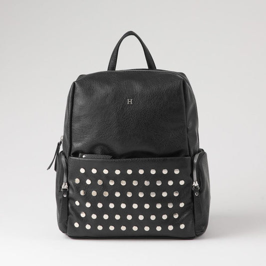 Mochila Arya Ecocuero Negra Humana