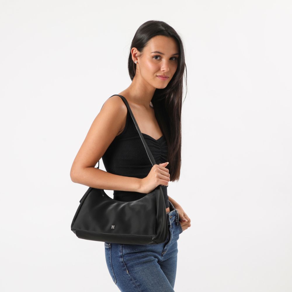 Cartera Hombro Cáeres Negra Humana