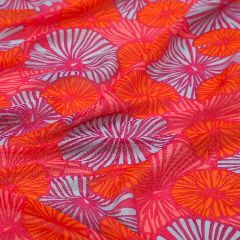Pañuelo Estampado Abelia Naranjo Humana