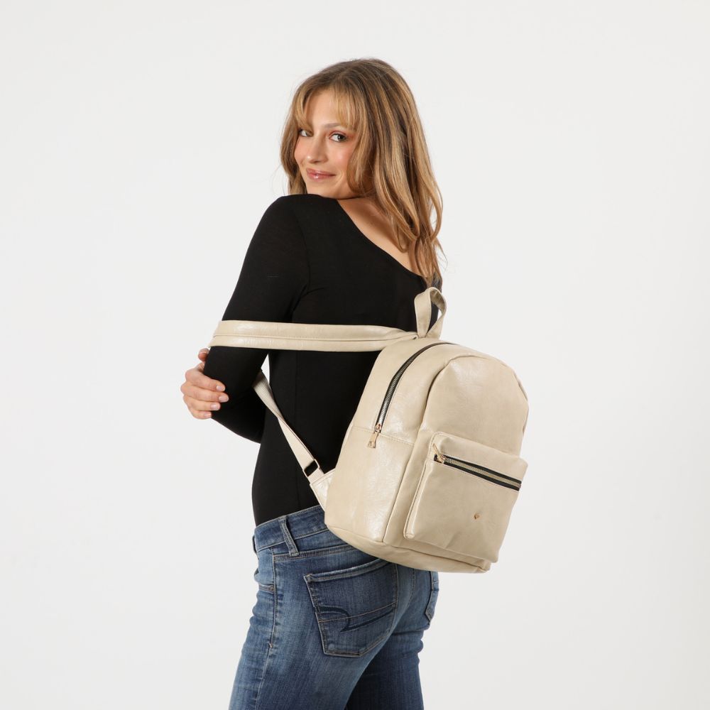 Mochila Anahi Beige I-D